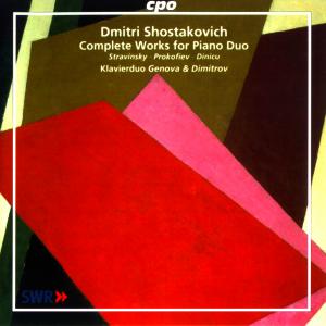 Dmitri Shostakovich • Complete Works for Piano Duo (cpo 999 599-2) | Cover