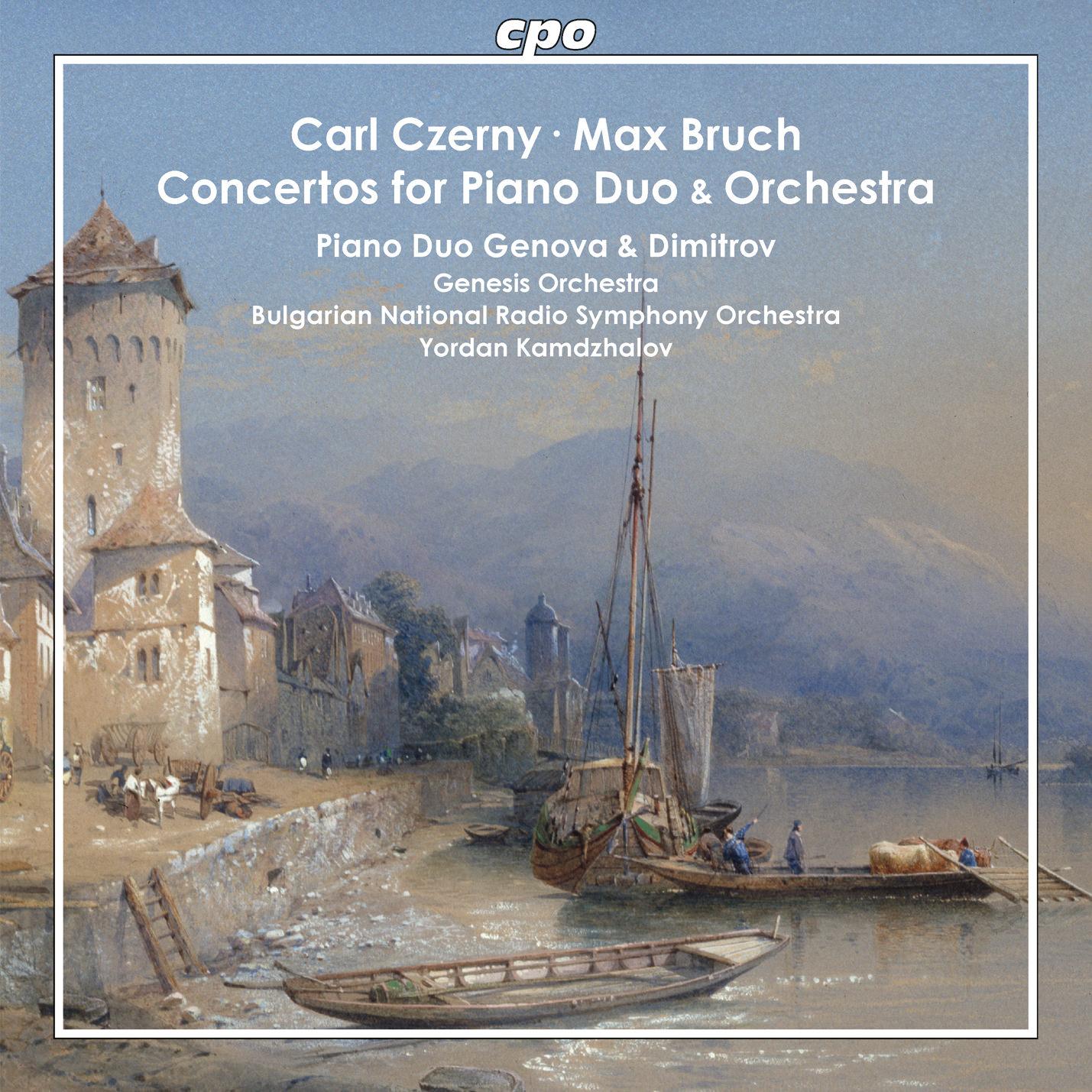 Carl Czerny & Max Bruch • Konzerte für Klavierduo und Orchester (cpo 555 090-2) |Cover