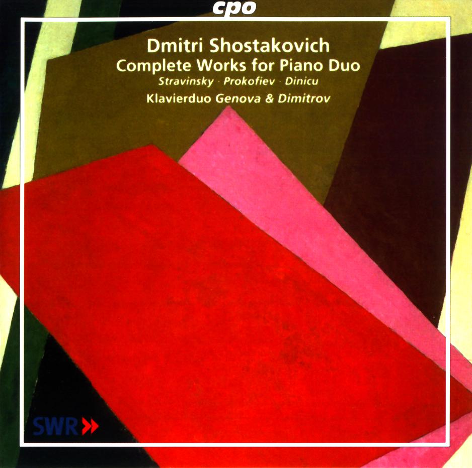 Dmitri Shostakovich • Sämtliche Werke für Klavierduo (cpo 999 599-2) | Cover