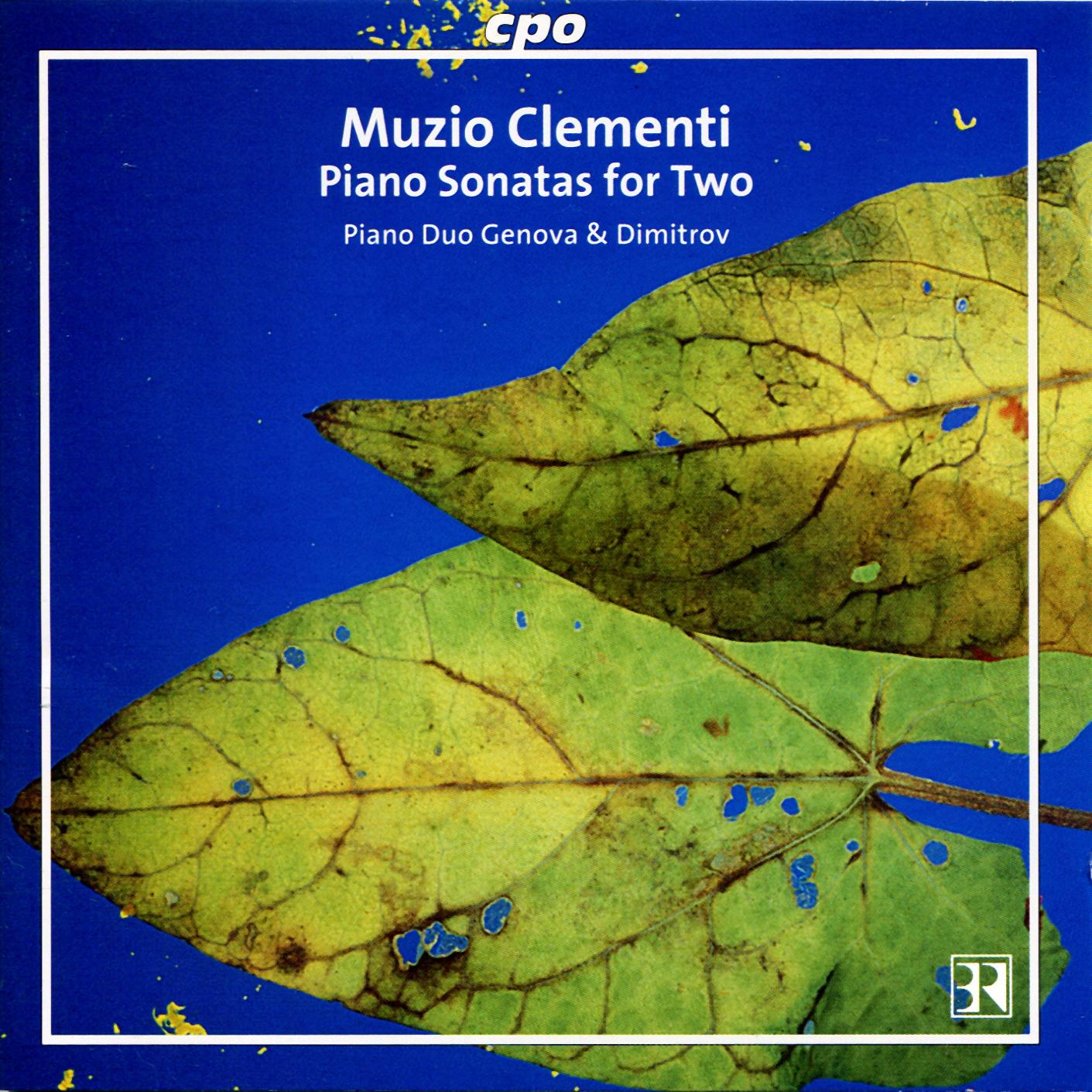 Muzio Clementi • Klaviersonaten für zwei (cpo 999 935-2) |Cover