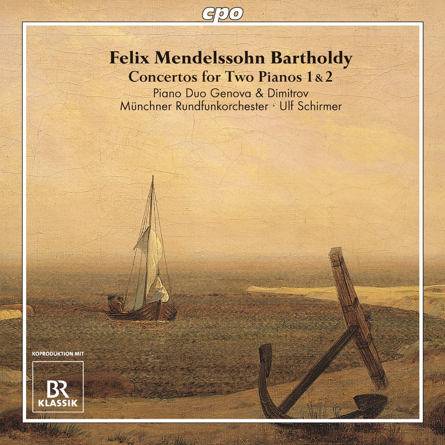 Felix Mendelssohn Bartholdy • Konzerte für zwei Klaviere 1 & 2 (cpo 777 463-2) | Cover