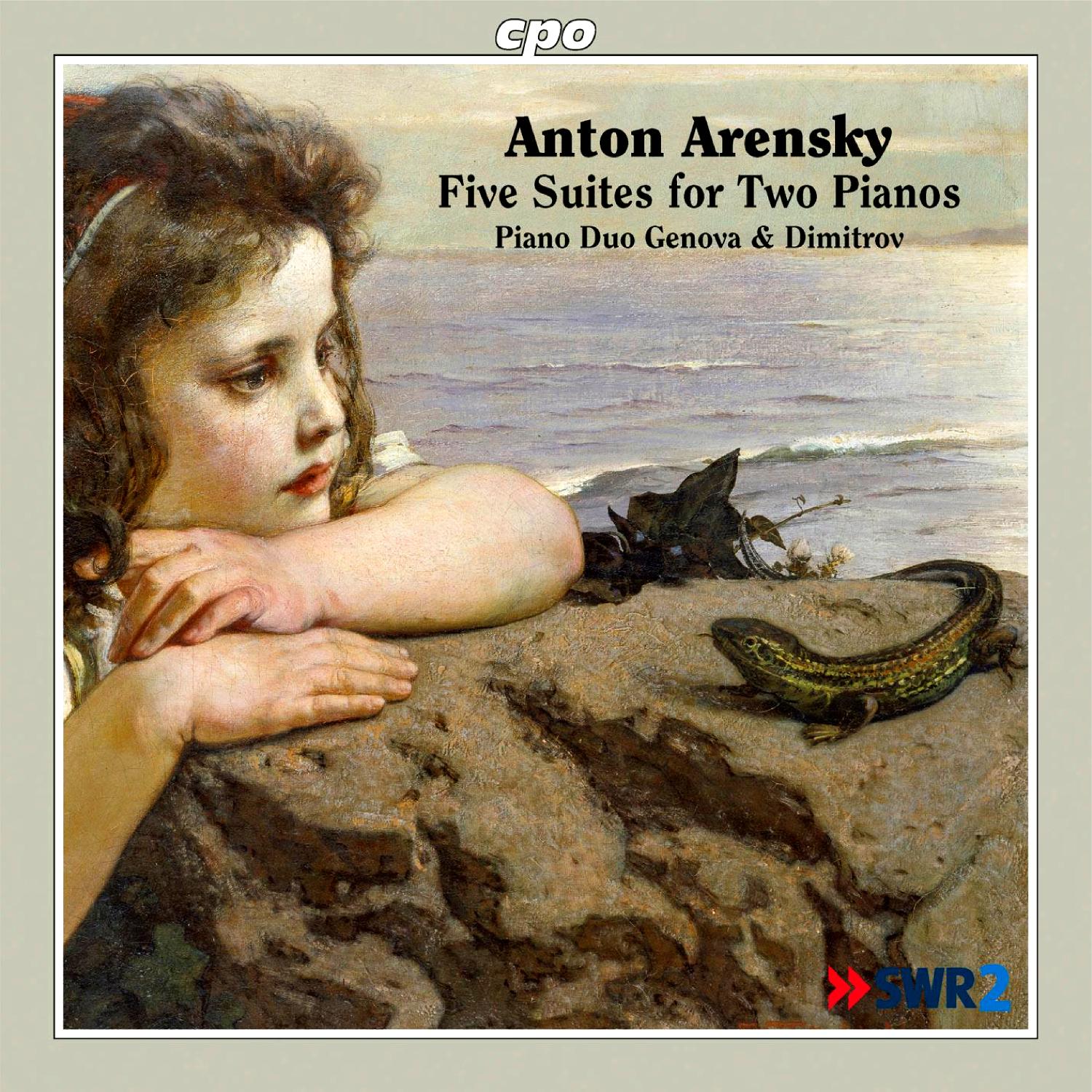 Anton Arensky • Five Suites for Two Pianos (cpo 777 651-2) | Cover