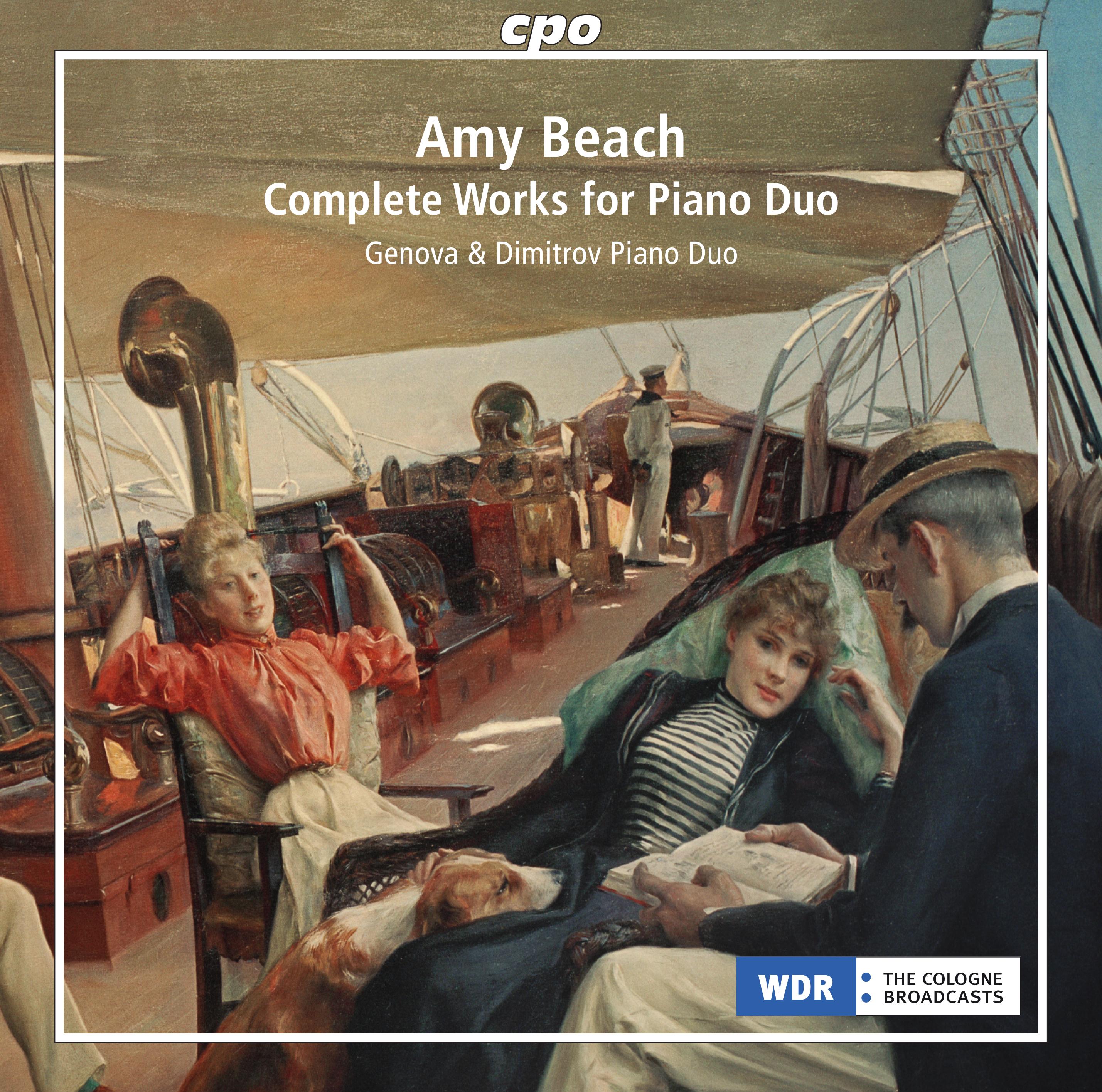 Amy Beach • Complete Works for Piano Duo • Genova & Dimitrov (cpo 555453-2) _Cover