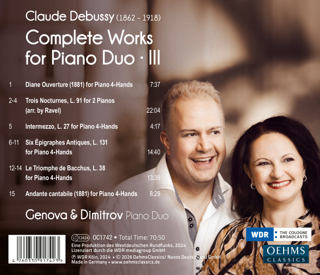 Claude Debussy CD3 Back Inlay